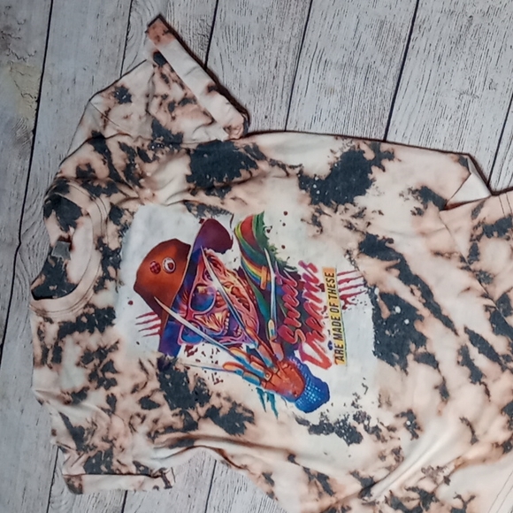 Bleached Freddy Krueger Graphic Tee - Picture 2 of 5